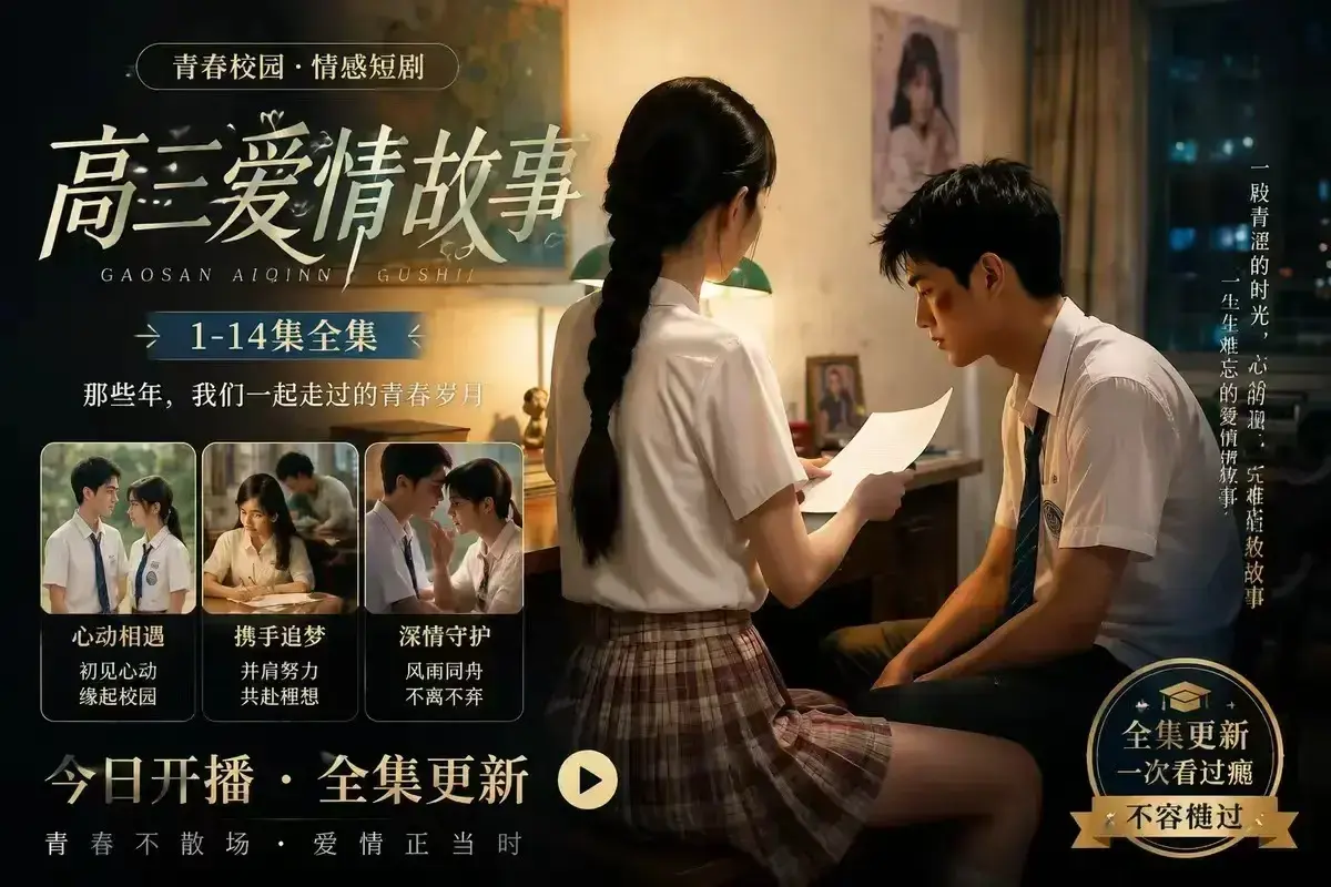 《B中爱情故事》AI短剧未删减完整版-误会篇4KHDR高清画质-资源下载百度网盘在线观看